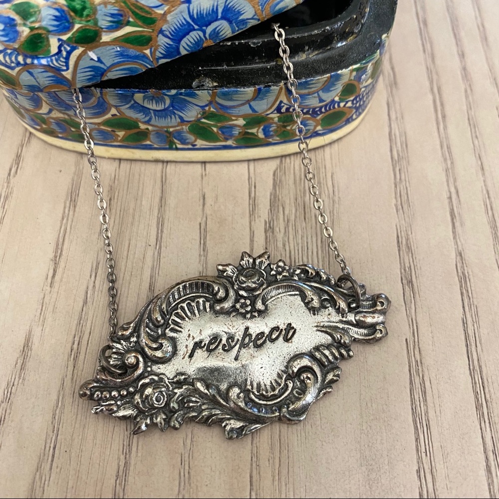 Respect Plate Necklace